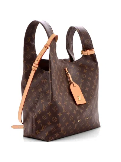 Pre-owned Louis Vuitton Atlantis Handbag Monogram Canvas Gm Tote Bag In Brown