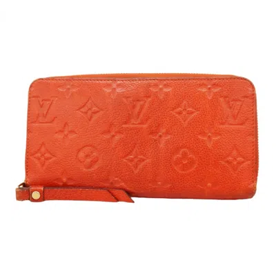 Pre-owned Louis Vuitton Auriane Long Wallet (bi-fold) () In Gold