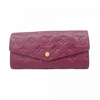 Pre-owned Louis Vuitton Aurore Long Wallet (bi-fold) () In Yellow