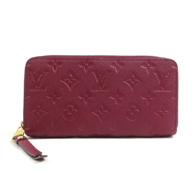 Pre-owned Louis Vuitton Aurore Monogram Empreinte Long Wallet (bi-fold) () In Yellow