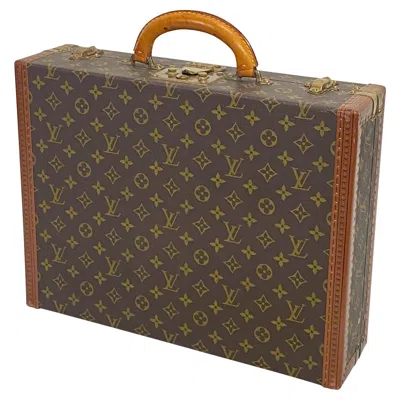 Pre-owned Louis Vuitton Authentic Vintage  Suitcase Valise In Brown