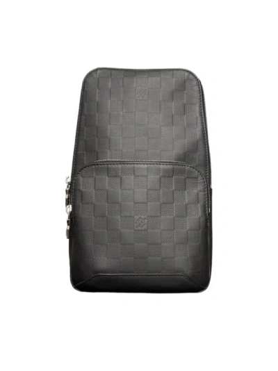 Pre-owned Louis Vuitton Avenue Damier One Shoulder Backpack In Grey