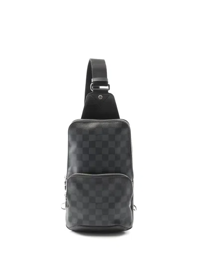 Pre-owned Louis Vuitton Avenue Sling Bag In Black