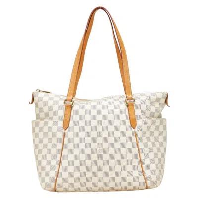Pre-owned Louis Vuitton Azur Damier Azur Ivory White Ivory Shoulder Bag Tote Bag ()