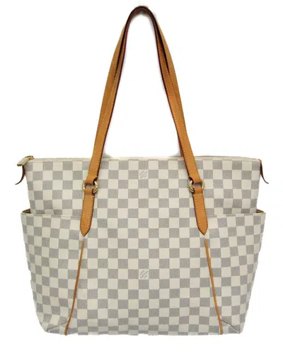 Louis Vuitton Azur Damier Canvas Tote (authentic Pre-loved)