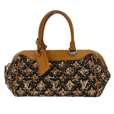 Pre-owned Louis Vuitton Baby Speedy Bag Limited Edition Sunshine Express Brown Leather Handbag ()