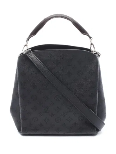 Pre-owned Louis Vuitton Babylon Pm Two-way Handbag In Black