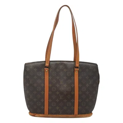 Pre-owned Louis Vuitton Babylone Brown Canvas Shoulder Bag ()