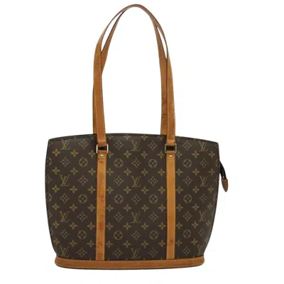 Pre-owned Louis Vuitton Babylone Brown Canvas Tote Bag ()