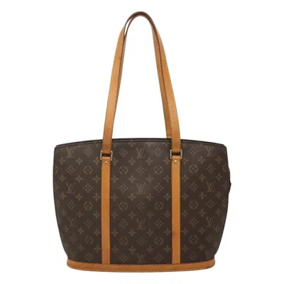 Pre-owned Louis Vuitton Babylone Brown Canvas Tote Bag ()