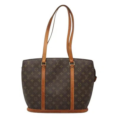 Pre-owned Louis Vuitton Babylone Brown Canvas Tote Bag ()