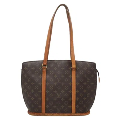 Pre-owned Louis Vuitton Babylone Brown Canvas Tote Bag ()
