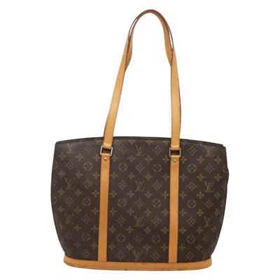 Pre-owned Louis Vuitton Babylone Brown Canvas Tote Bag ()