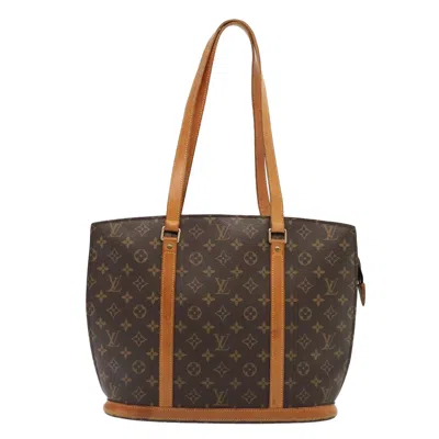 Pre-owned Louis Vuitton Babylone Brown Canvas Tote Bag ()