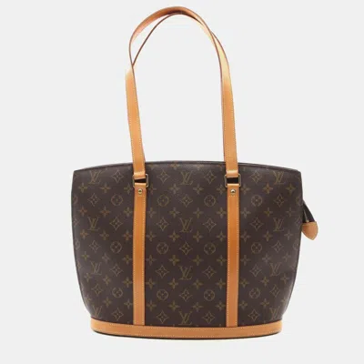 Pre-owned Louis Vuitton Babylone Shoulder Bag Monogram Canvas Brown Lv
