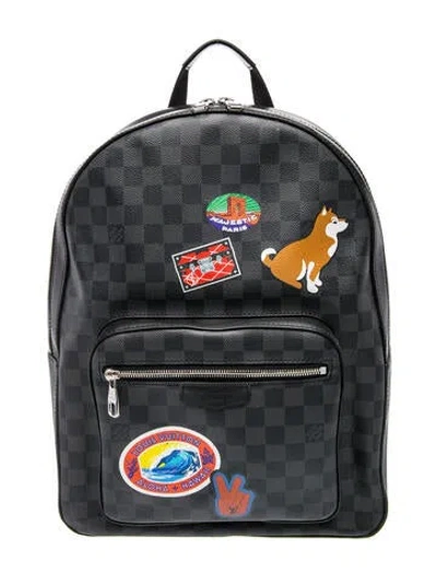 Pre-owned Louis Vuitton Backpack In Black