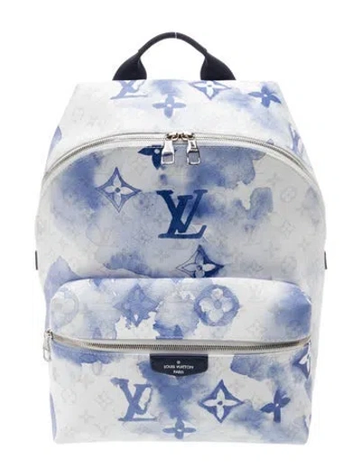 Pre-owned Louis Vuitton Backpack In Blue