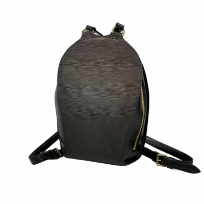 Pre-owned Louis Vuitton Backpack () In Black