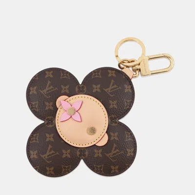 Pre-owned Louis Vuitton Bag Charm Vivienne Brown Monogram