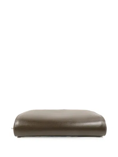 Pre-owned Louis Vuitton Baikal Taiga Clutch Bag In Brown