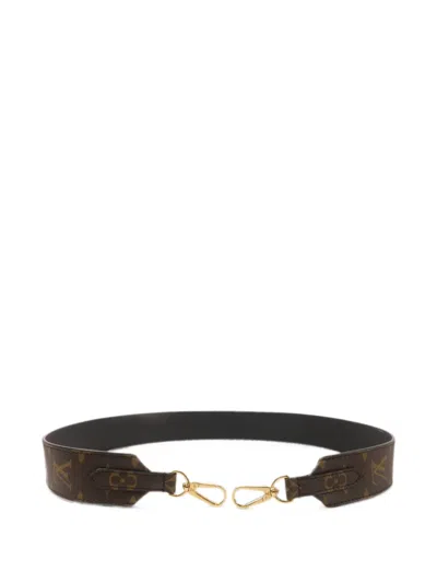 Pre-owned Louis Vuitton Bandoulière Bag Strap In Brown