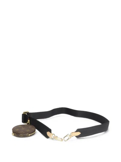 Pre-owned Louis Vuitton Bandouliere Monogram Strap In Black