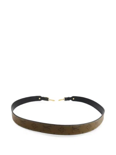 Pre-owned Louis Vuitton Bandouliere Reversible Strap In Brown