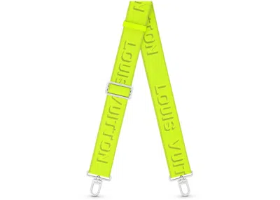 Pre-owned Louis Vuitton Bandouliere Taigarama In Neon Yellow