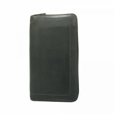 Pre-owned Louis Vuitton Basalt Long Wallet (bi-fold) () In Gray