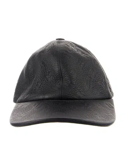Pre-owned Louis Vuitton Baseball Cap In Black