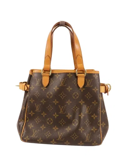 Pre-owned Louis Vuitton Batignolle Vertical Monogram Tote Bag In Brown