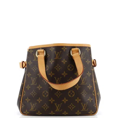 Pre-owned Louis Vuitton Batignolles Handbag Monogram Canvas In Brown