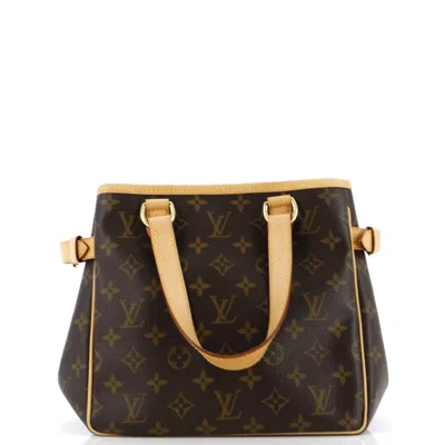 Pre-owned Louis Vuitton Batignolles Handbag Monogram Canvas In Brown