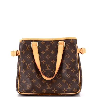 Pre-owned Louis Vuitton Batignolles Handbag Monogram Canvas In Brown