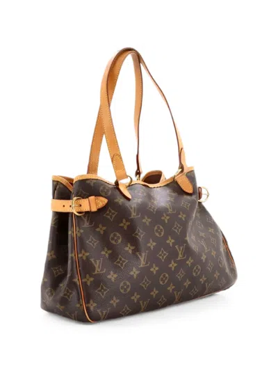 Pre-owned Louis Vuitton Batignolles Handbag Monogram Canvas Horizontal Tote Bag In Brown