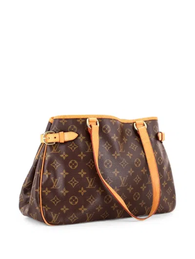 Pre-owned Louis Vuitton Batignolles Handbag Monogram Canvas Horizontal Tote Bag In Brown