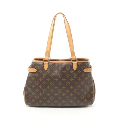 Pre-owned Louis Vuitton Batignolles Horizontal Monogram Shoulder Bag Pvc Leather Brown