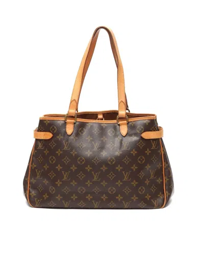 Pre-owned Louis Vuitton Batignolles Horizontal Monogram Tote Bag In Brown