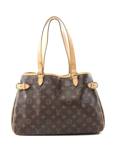 Pre-owned Louis Vuitton Batignolles Horizontal Shoulder Bag In Brown