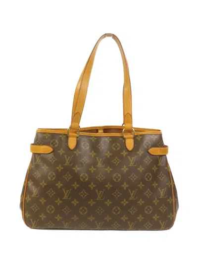 Pre-owned Louis Vuitton Batignolles Monogram Tote Bag In Brown