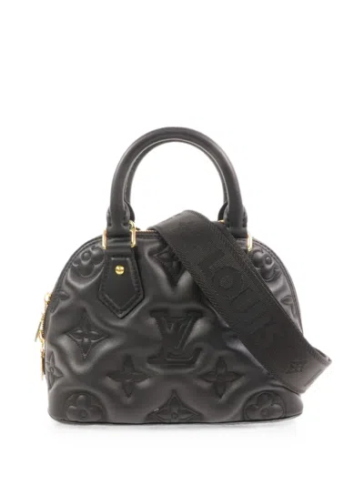 Louis Vuitton Bb Alma Bubblegram Tote Bag In Black