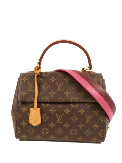 Louis Vuitton Bb Cluny Monogram Canvas Tote Bag In Brown