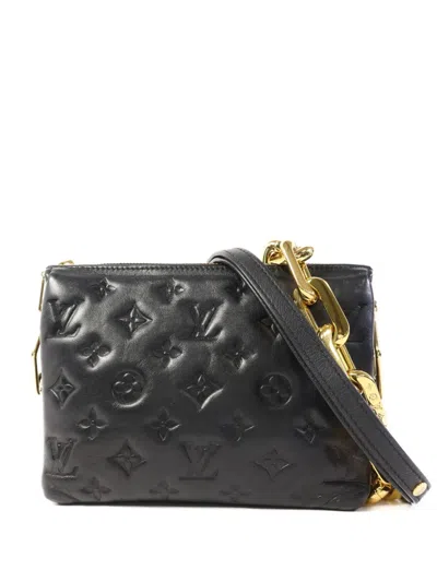 Pre-owned Louis Vuitton Bb Coussin Monogram Shoulder Bag In Black