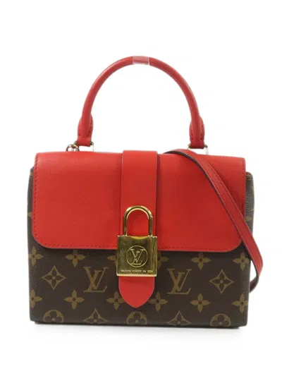 Pre-owned Louis Vuitton Bb Locky Satchel Bag In Brown