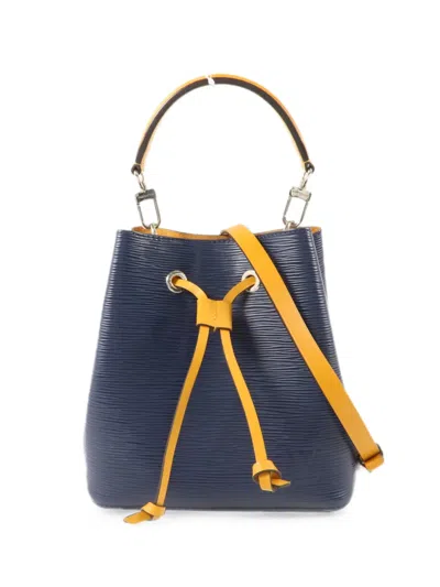 Louis Vuitton Bb Neo Noe Epi Shoulder Bag In Blue