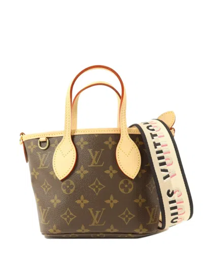 Pre-owned Louis Vuitton Bb Neverfull Monogram Tote Bag In Brown