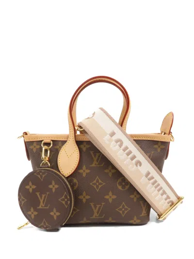 Pre-owned Louis Vuitton Bb Neverfull Monogram Tote Bag In Brown
