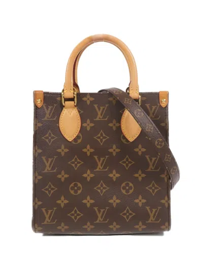 Louis Vuitton Bb Sac Plat Monogram Tote Bag In Brown