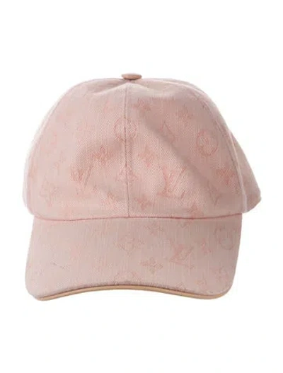 Pre-owned Louis Vuitton Be My Monogram Cap In Pink