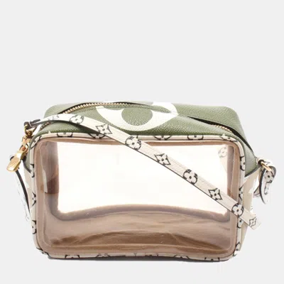 Pre-owned Louis Vuitton Beach Porch 2way Shoulder Bag Monogram Giant Canvas In Transparent